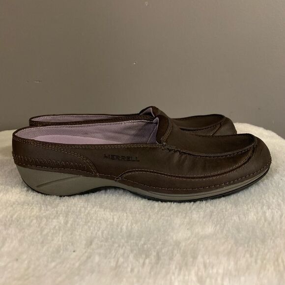 Merrell espresso Slip On Womens Loafers‎ Size 6.5 Shoes - Picture 1 of 9